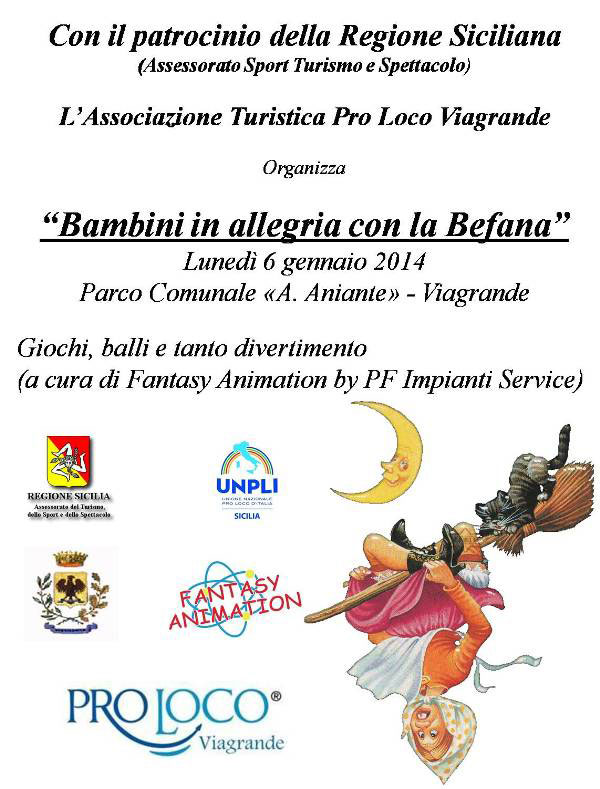 Viagrande. Bambini in Allegria mit Befana | Vivi Viagrande