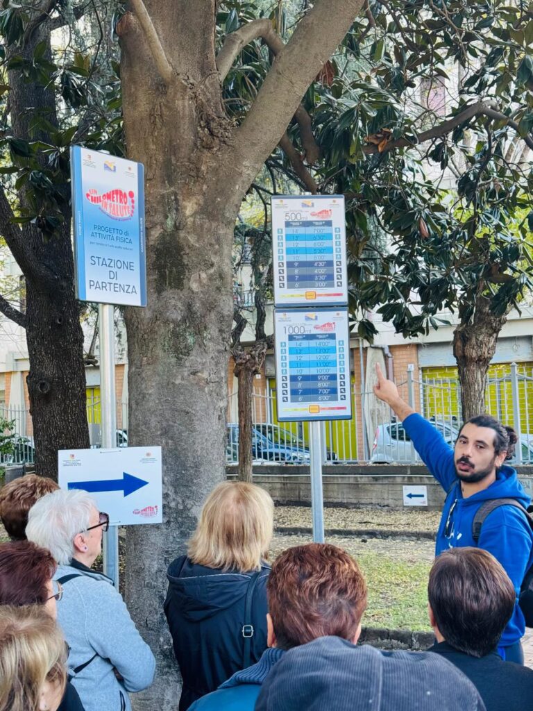 Un chilometro in salute alla Villa Comunale