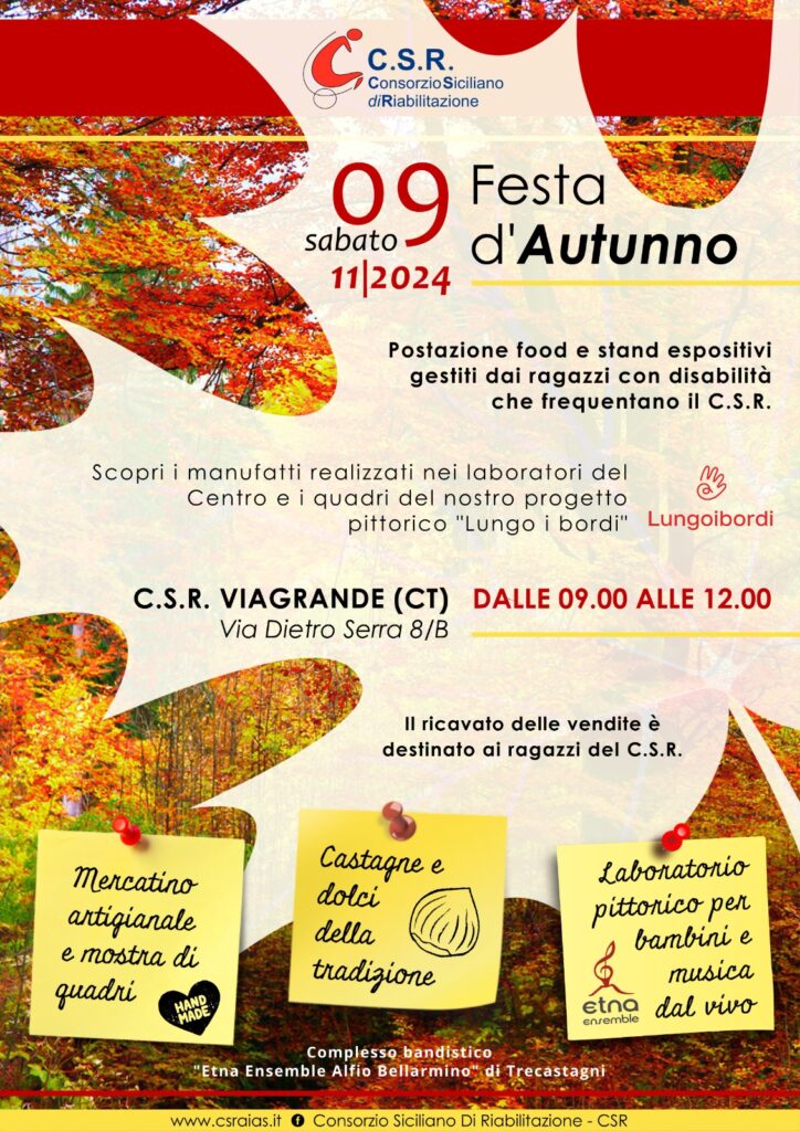 Festa d'Autunno al CSR di Viagrande